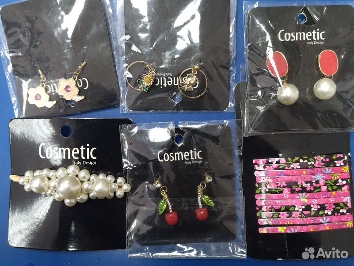 Заколки и серьги