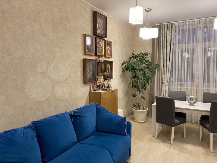 3-к. квартира, 92,4 м², 2/6 эт.