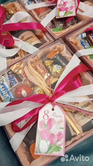 Коробка корзина цветы розы из мыла конфет