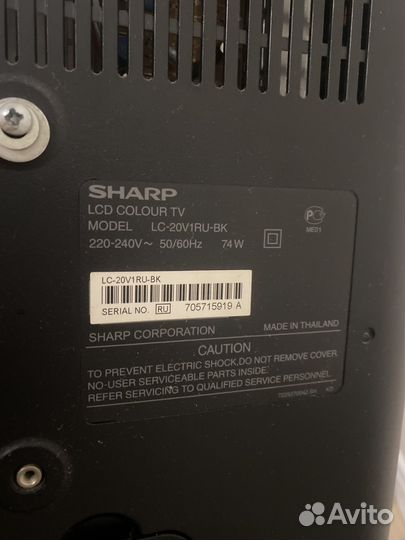 Телевизор sharp LC-20V1RU