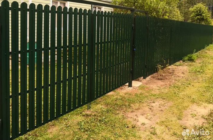 Забор металлический профессионально качественно