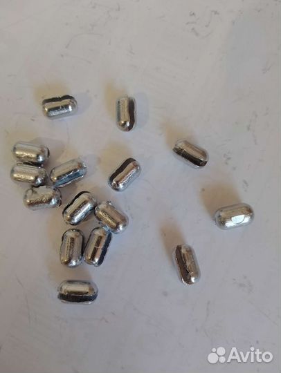 Грузило свинцовое 3-5гр для сетей китаек