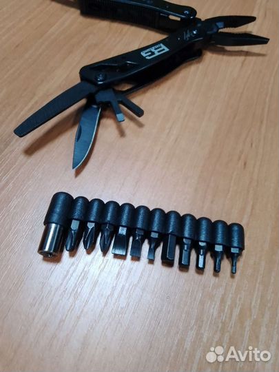 Мультитул Gerber, 9 в 1 с набором бит