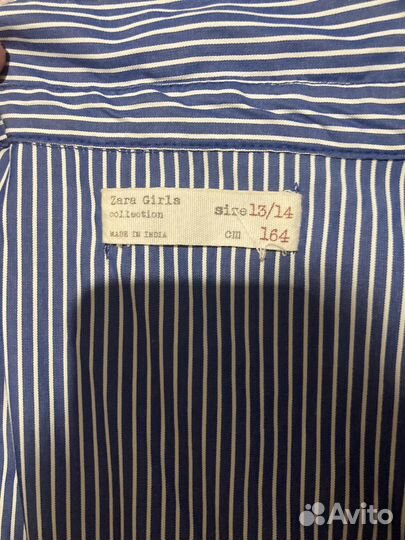 Рубашка Zara для девочки 164