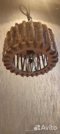 Люстра скандинавская эко. D20,5 H12 / Е27 бронза