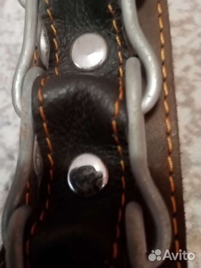 Ошейник натуральная кожа