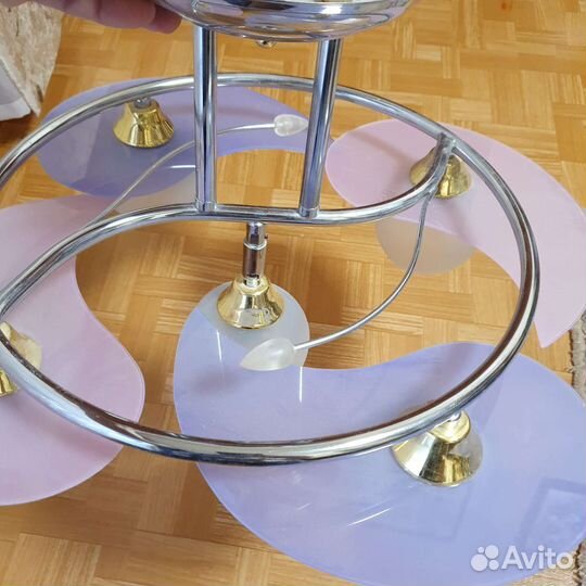 Светильник потолочный люстра 5 ламп