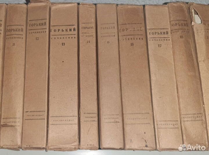 Книги Собрание сочинений Горького