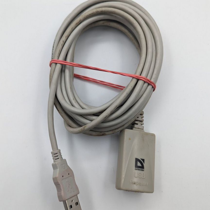 [USL111] Удлинитель Активный Usl111, Usb, Defender, Белый
