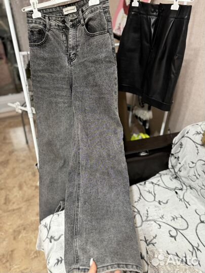 Джинсы / шорты кожаные