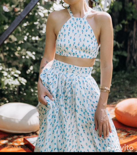 Юбка макси и мини топ Love Republic