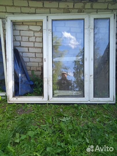 Окна пластиковые б/у