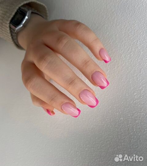 Маникюр наращивание