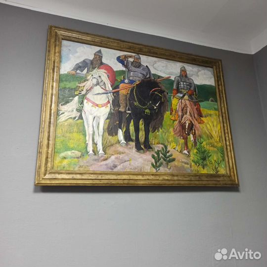 Картина маслом на холсте старинная