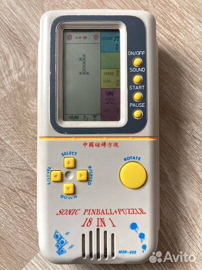 Редкий необычный тетрис 18 в 1 (1993 год)