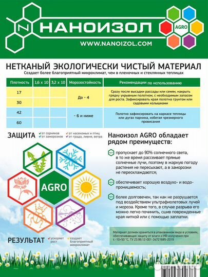 Укрывной материал агроспан, спанбонд, агротекс