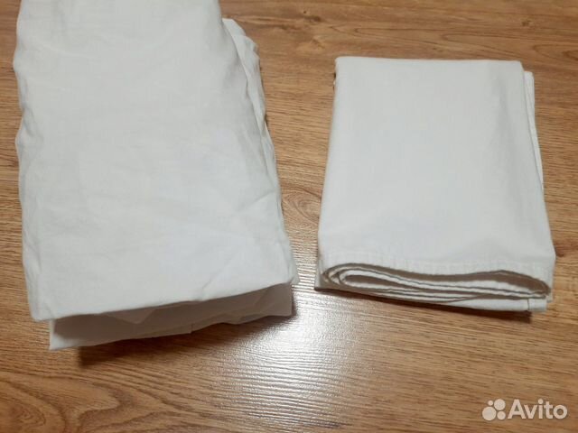 2 простыни на резинке + 1 непромокаемая IKEA