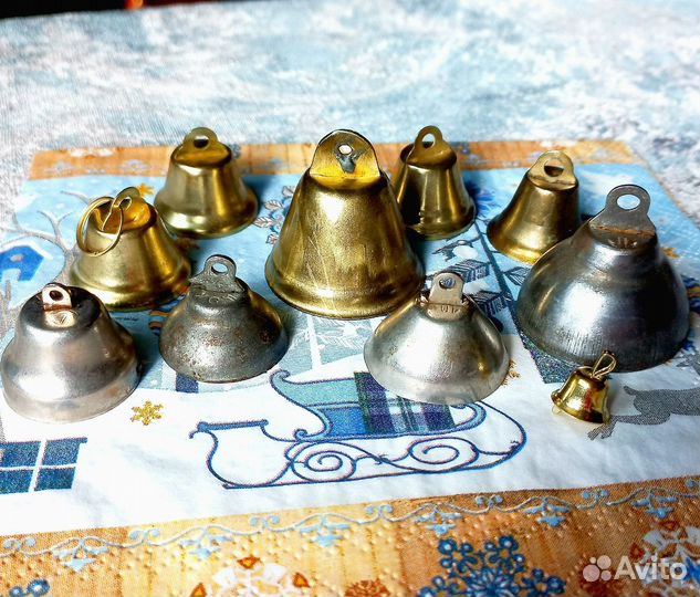 Колокольчики для декора 10шт