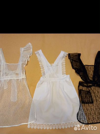 Школьный фартук белый