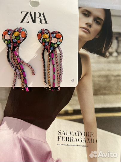 Серьги Zara новые