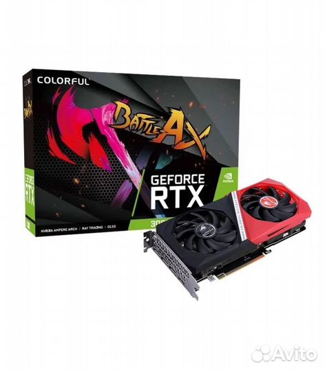 Видеокарта ColorFul GeForce RTX 3050 Battle-Ax DUO