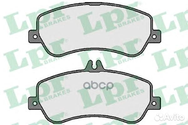 Колодки тормозные дисковые 05P1762 Lpr