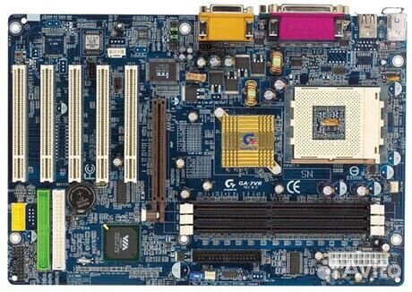 Плата GA-7VR под процессор soket 462