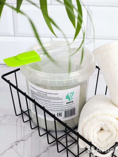 Голубая глина молотая