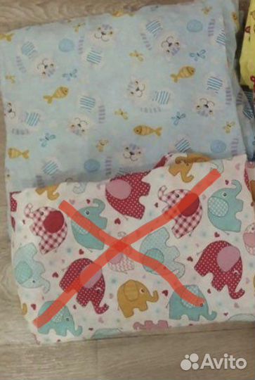 Простыни на резинке в детскую кровать