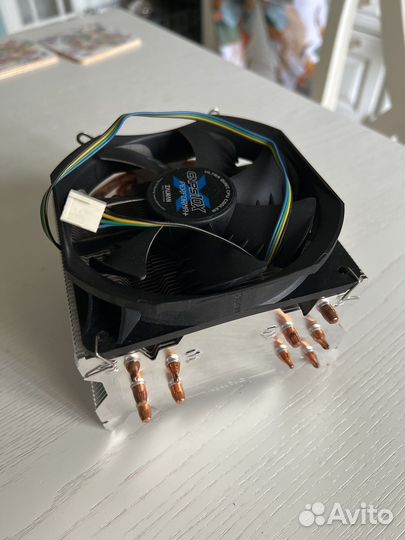 Комплект: Материнская плата, кулер и проц, озу