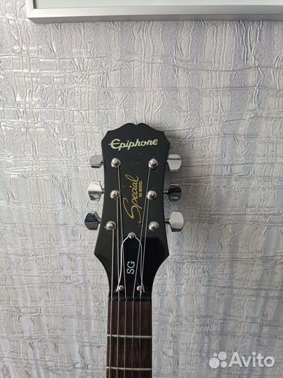 Электрогитара epiphone SG special ebony CH