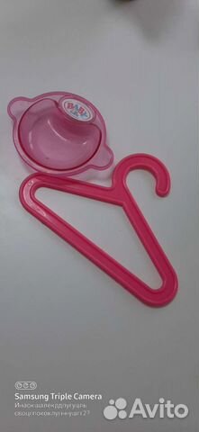 Тарелка и вешалка baby борн