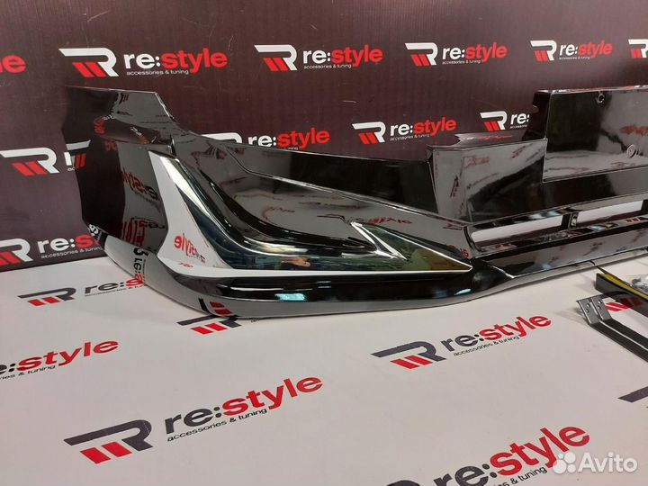 Губа передняя Prado 120 Стиль Modellista