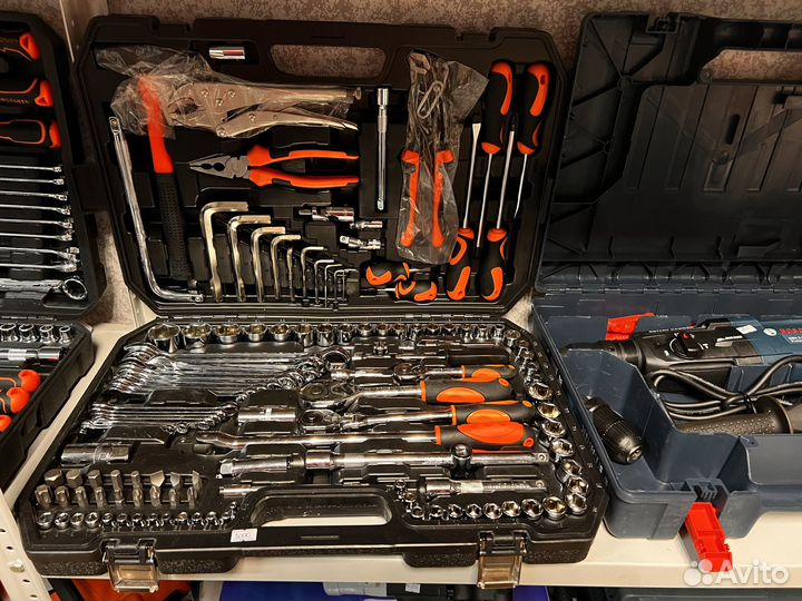 Набор инструментов для дома и авто 129 предметов