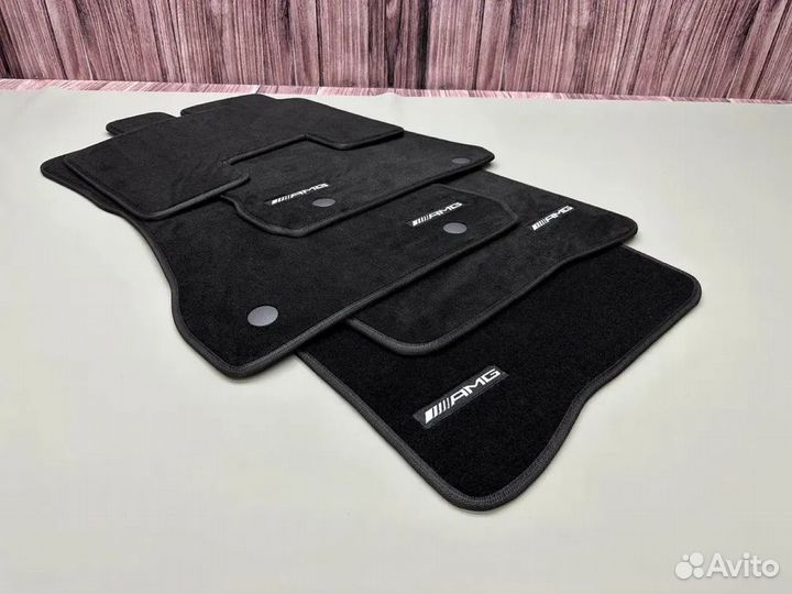 Велюровые ворсовые коврики Mercedes-Benz GLE-класс