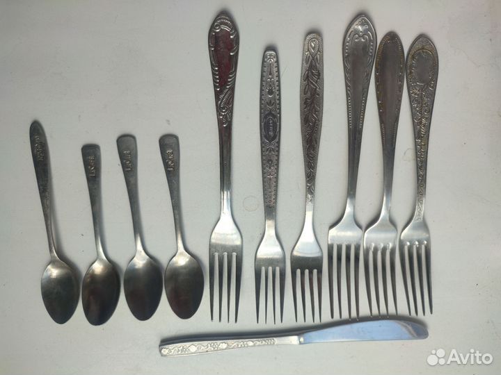 Ложки вилки нержавейка СССР