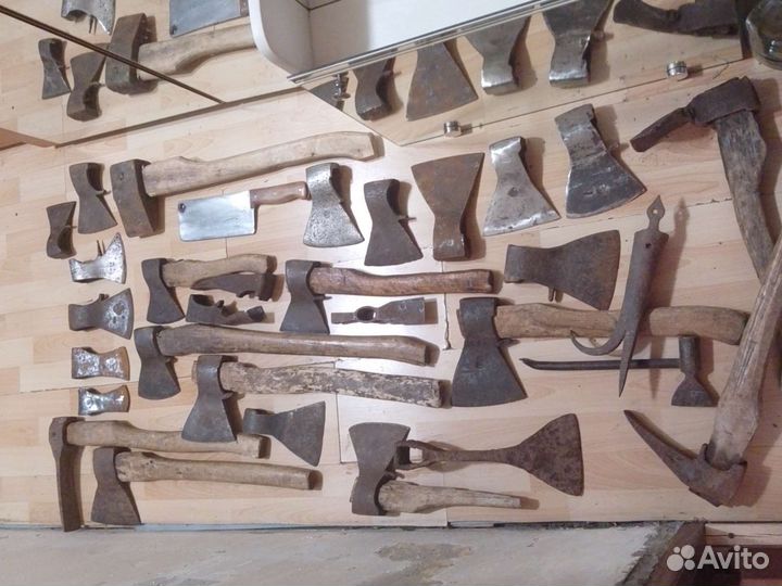 Косы, топоры, тесла, серпы СССР сталь-супер
