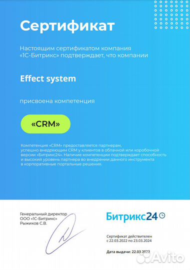 Профессиональный тариф Битрикс24 на год