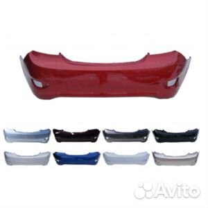 Бампер hyundai solaris задний 2010-2014 Все цвета