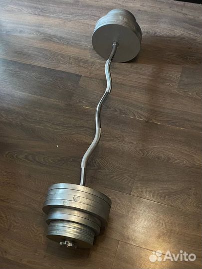 Штанга с блинами