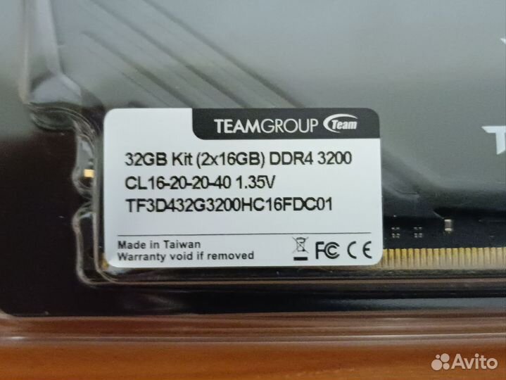 Озу T - Force Delta RGB DDR4 32Gb 2x16Gb