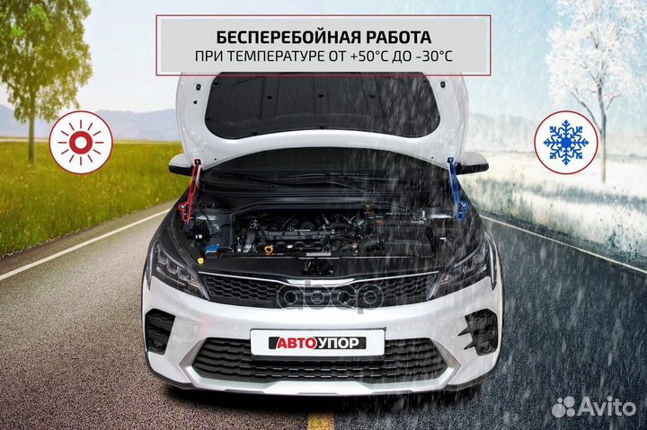 Амортизатор капота KIA Seltos (2020), 2 шт