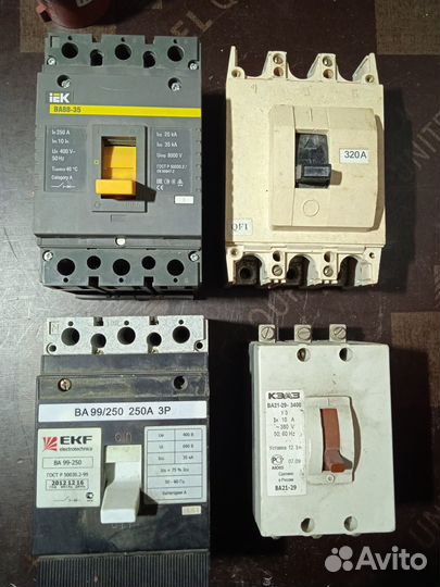Автоматические выключатели 380 вольт