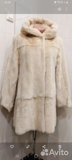 Шуба-куртка saga mink б/у