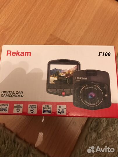 Видеорегистратор цифровой автомобильный Rekam F 10