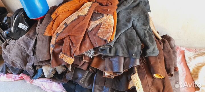 Мужские дубленки б/у
