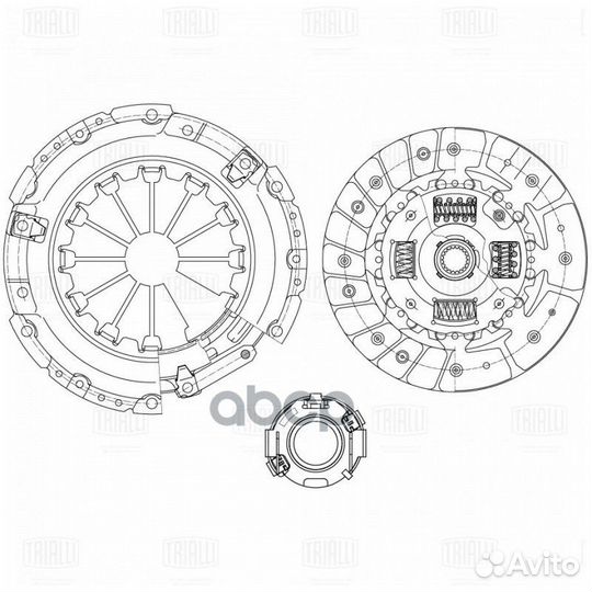 Сцепление в сборе для а/м Lifan X60 (15) /Solan