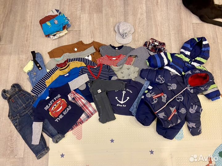 Вещи пакетом на мальчика 80
