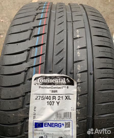 Continental ContiPremiumContact 6 275/40 R21 и 315/35 R21 111Y