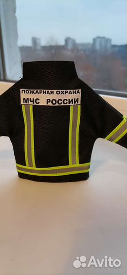 Боевка пожарного, сувенир, подвеска в автомобиль